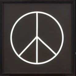 Peace Sign Neon Light Up Wall Art