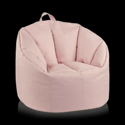 Pink Canvas Bean Bag