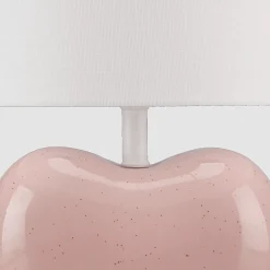 Pink Heart Shaped Table Lamp