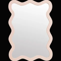 Pink Wavy Mirror