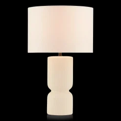 Ribbed Ceramic Table Lamp