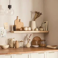 Ribbed Ceramic Table Vase