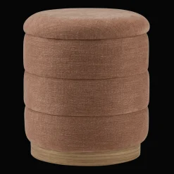 Ribbed Ottoman with Storage