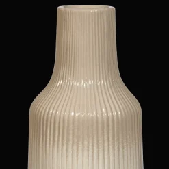 Ribbed 2-Tone Vase