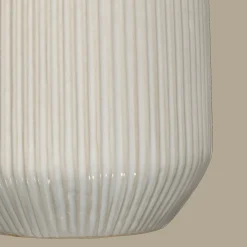 Ribbed 2-Tone Vase