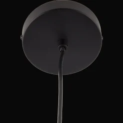 Ribbed Wood Ceiling Lamp