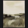 River Landscape Framed Art