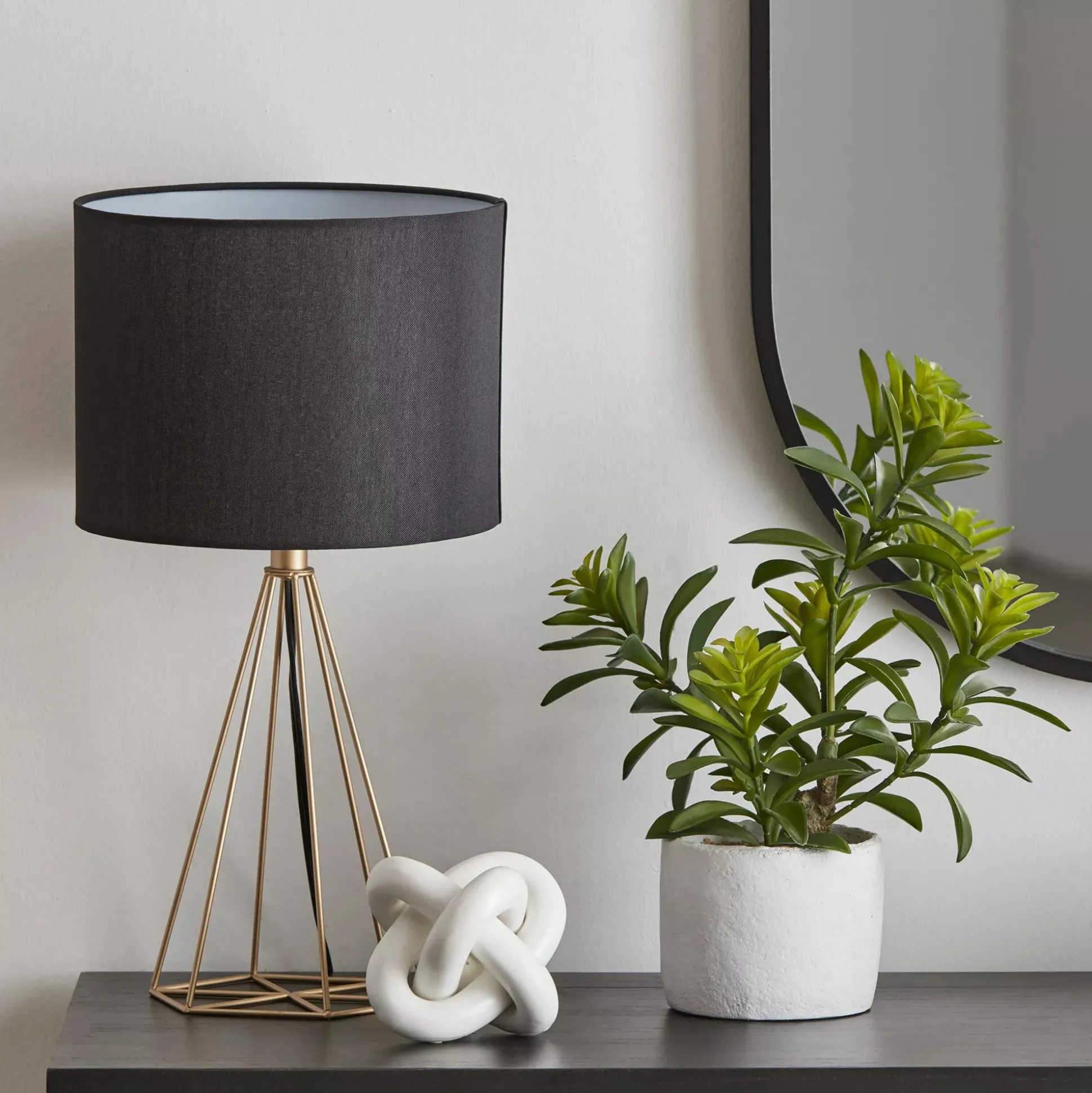 Round Linen Lamp Shade