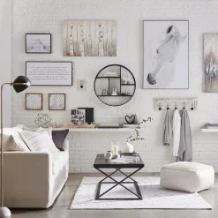 Round Metal Wall Shelf