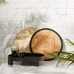 Round Natural Fiber Placemat