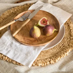 Round Natural Fiber Placemat