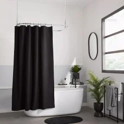 Rubber Coated Black and White Soap Dispenser