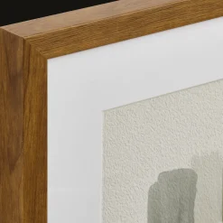 Sage Lines Framed Art