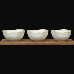Set of 3 Bowls With Tray