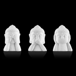 Set of 3 Buddha Statues