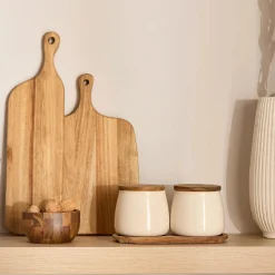 Set of 2 Ceramic Jar