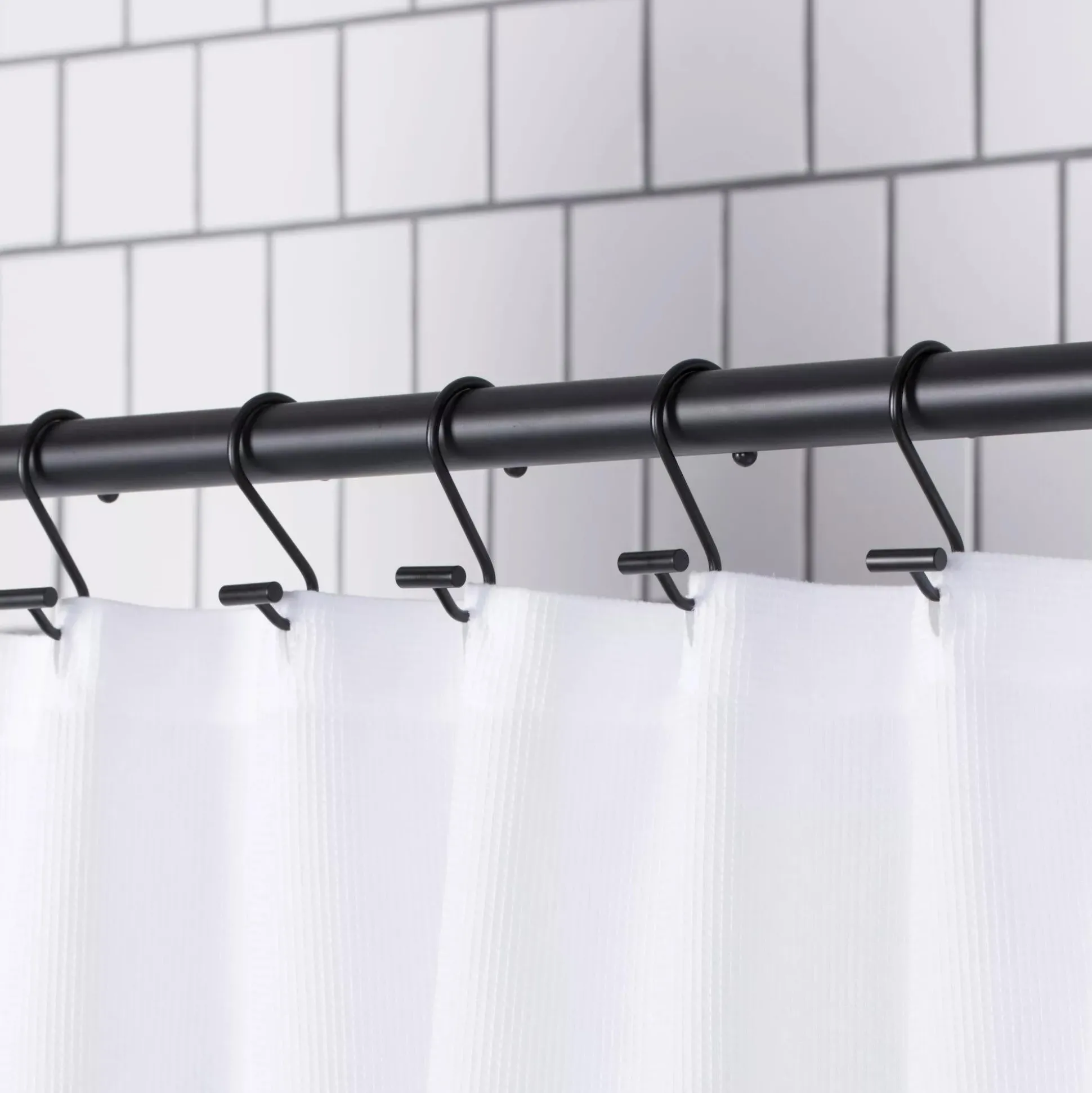 Set of 12 Shower Curtain Hooks