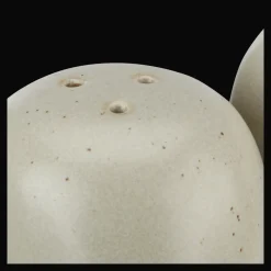 Set of Salt and Pepper Shakers on Tray