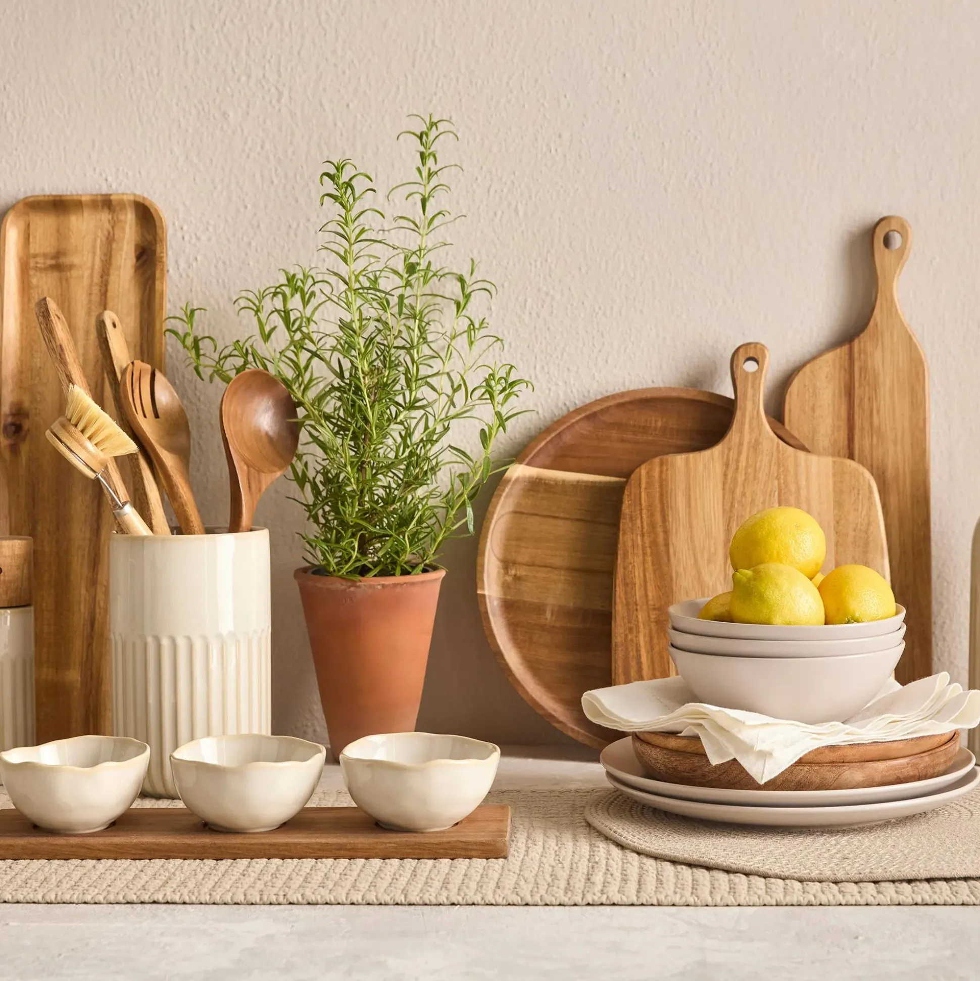 Set of Wood Spoon & Fork