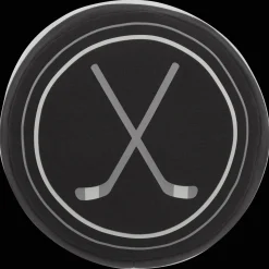 Shaped Cushion with Hockey Sticks