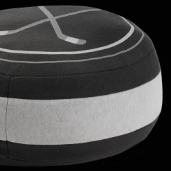Shaped Cushion with Hockey Sticks