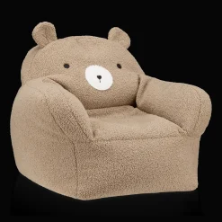 Sherpa Bear-Shaped Chair