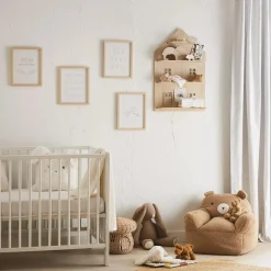 Sherpa Bear-Shaped Chair