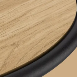 Side Table with Ottoman