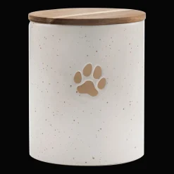 Speckled Ceramic Dog Cookie Jar