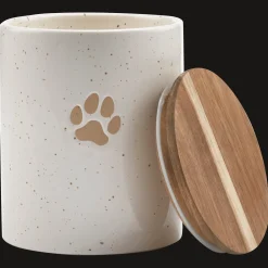 Speckled Ceramic Dog Cookie Jar