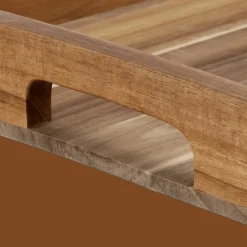 Square Acacia Wood Tray
