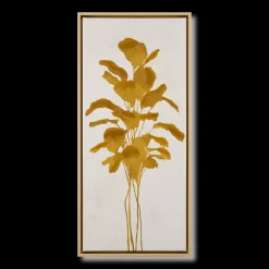 Stem Bouquet Framed Canvas