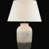 Striped Ceramic Table Lamp