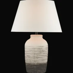 Striped Ceramic Table Lamp