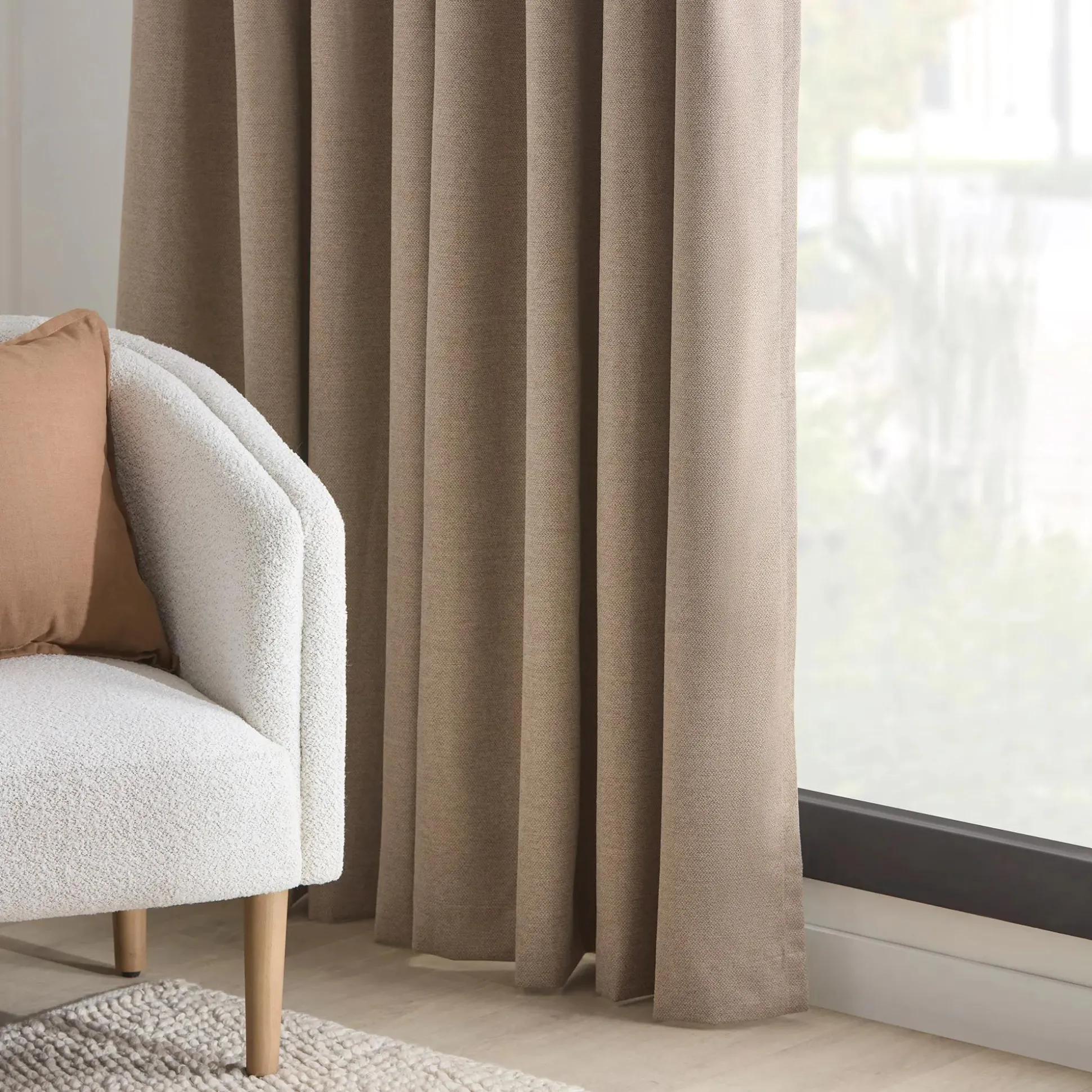 Taupe Dion Blackout Curtain