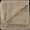 Taupe Ribba Throw
