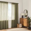 Taza Back-Tab/Rod-Pocket Curtain