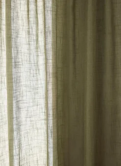 Taza Back-Tab/Rod-Pocket Curtain