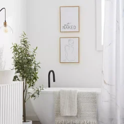 Textured Boho Bath Mat