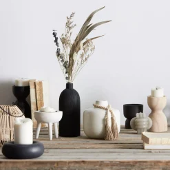 Textured Ceramic Bottle Vase
