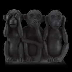 Three Wise Monkeys Resin Statuettes