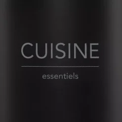 Typography Black Utensils Jar