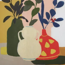 Vases with Branches Framed Art