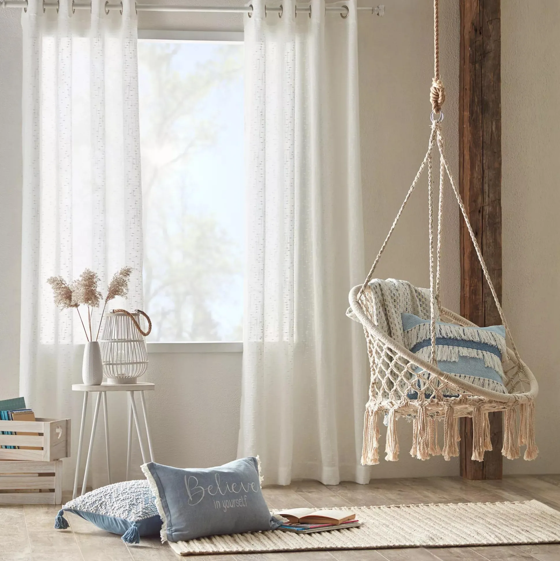 Vintage Finish Curtain Rod Set - Diameter 25/28 mm