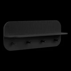 Wall Shelf with Hooks