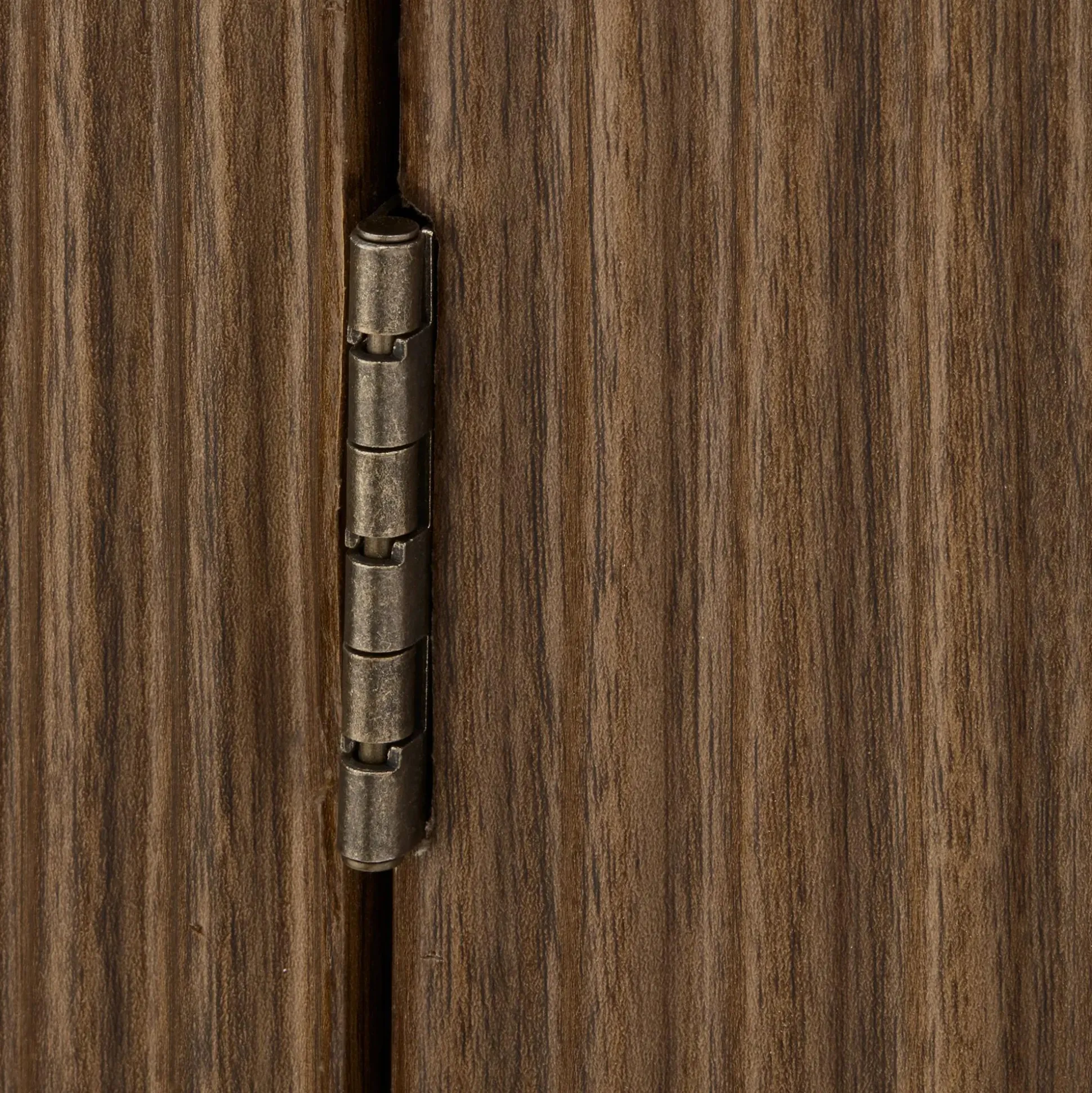 Walnut Side Table with Hidden Storage