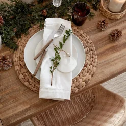 Water Hyacinth Round Placemat