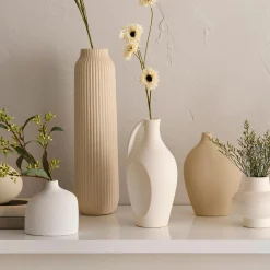 White Ceramic Table Vase