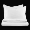 White Collin Collection - 3-Piece Duvet Cover Set