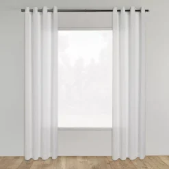 White Darja Sheer Curtain
